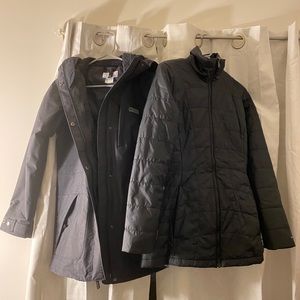 Women’s Double Layer Columbia Jacket small